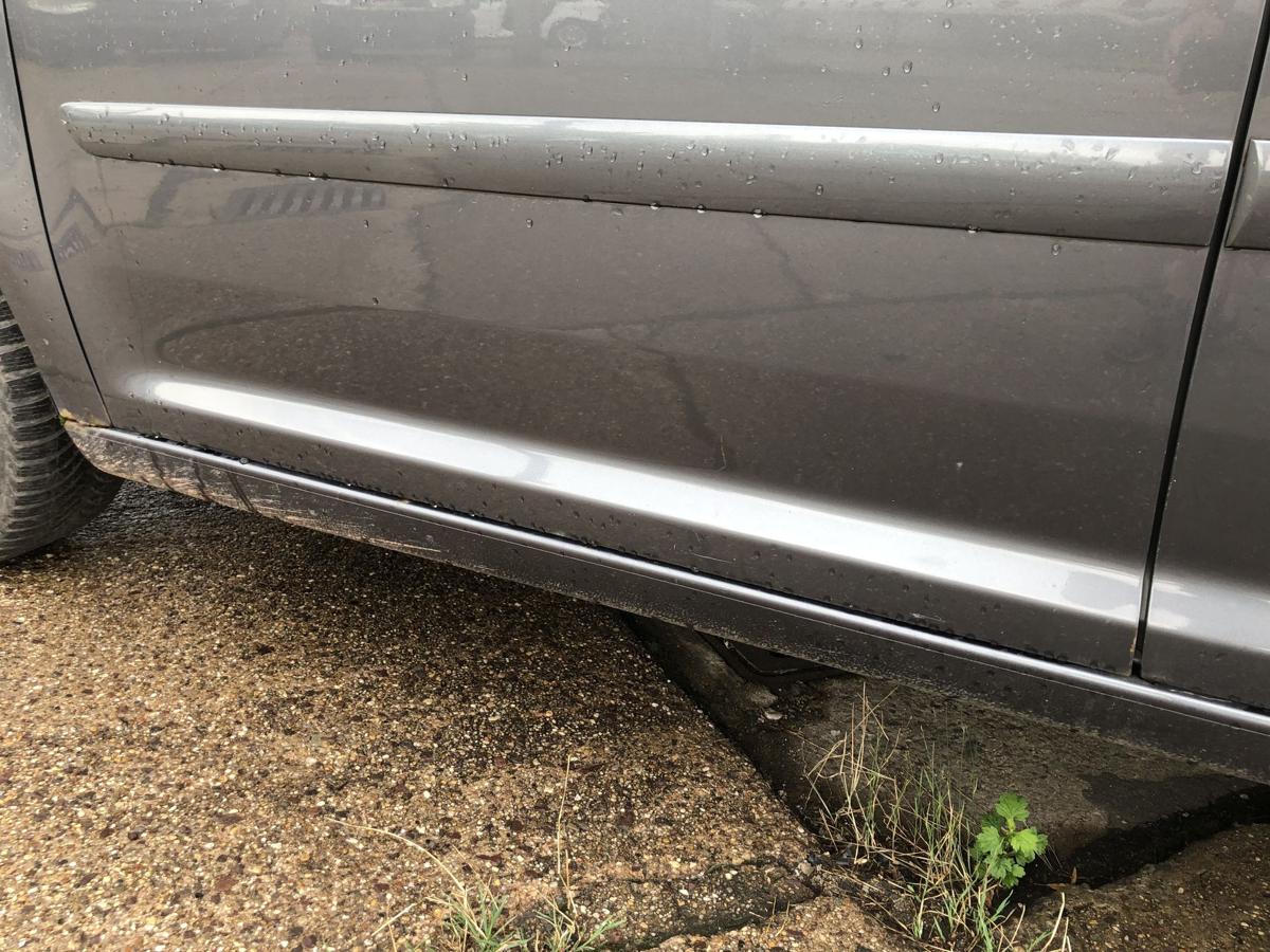 VW Touran 1T Tür vorn links Fahrertür im Rohbau LD7X Platinum Grey Metallic