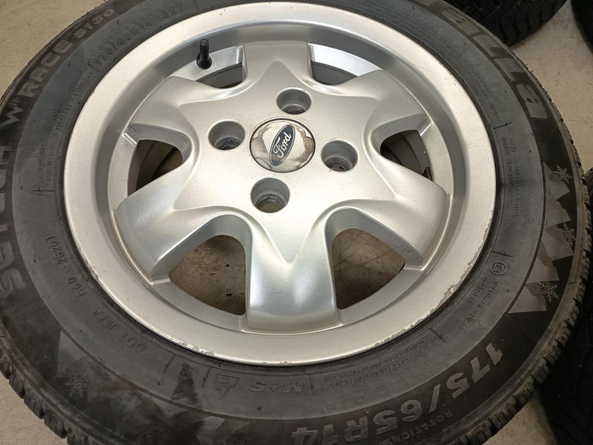 Ford Fiesta JD3 orig Satz Alufelgen 5x14 ET36 1S5J-BA mit Reifen Bj 2006