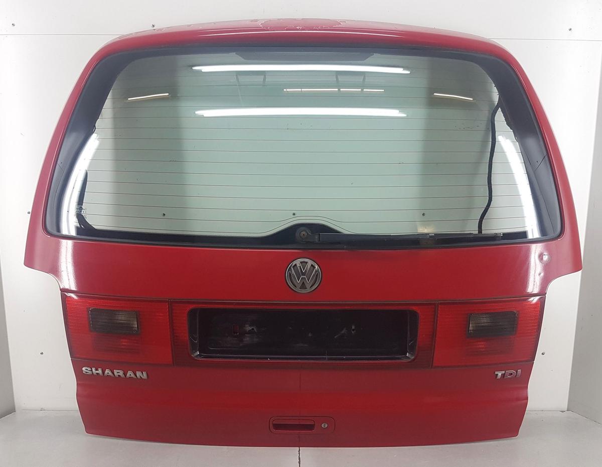 VW Sharan Heckklappe Heckdeckel in LY3D Tornadorot Bj2000 Facelift 00-04