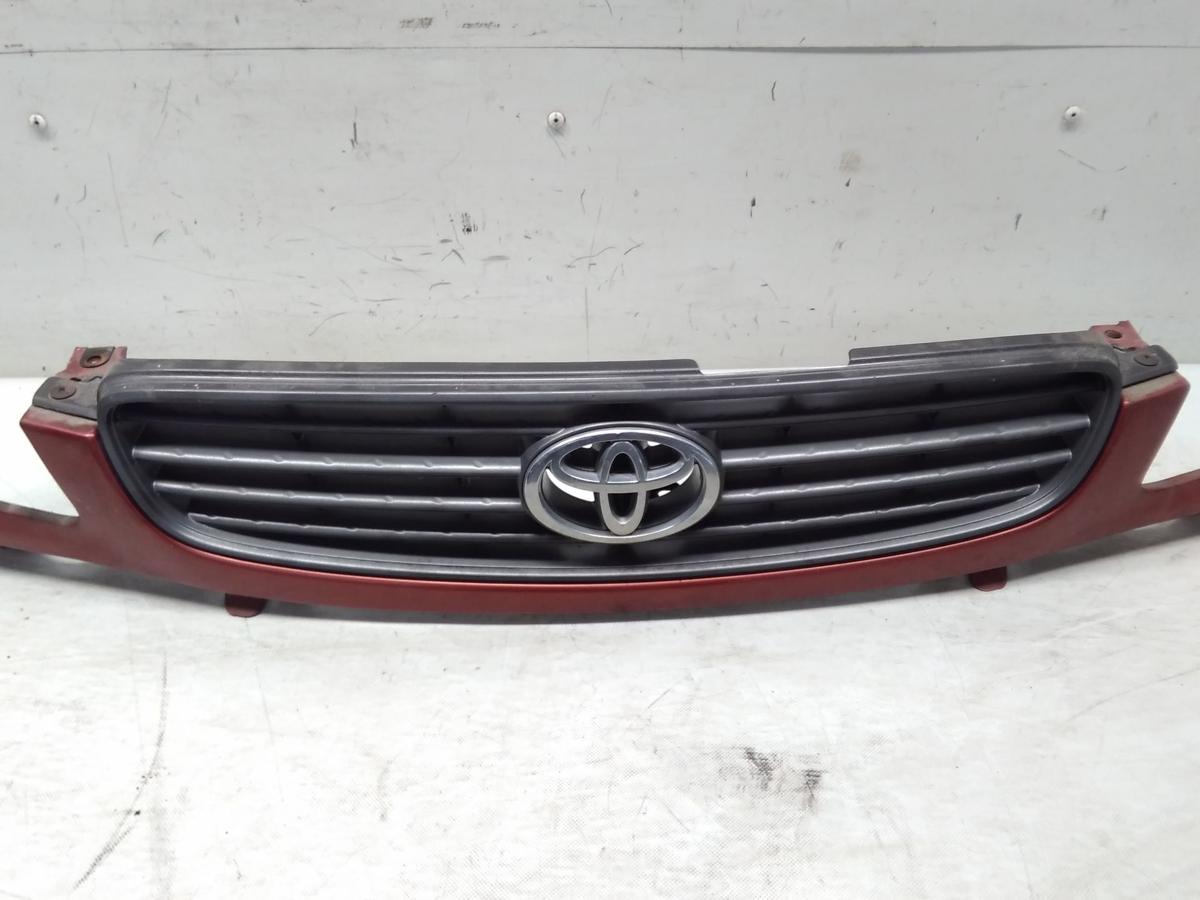 Toyota Corolla E11 Facelift original Kühlergrill mit Leiste unten BJ2001 3N8 Red Pearl