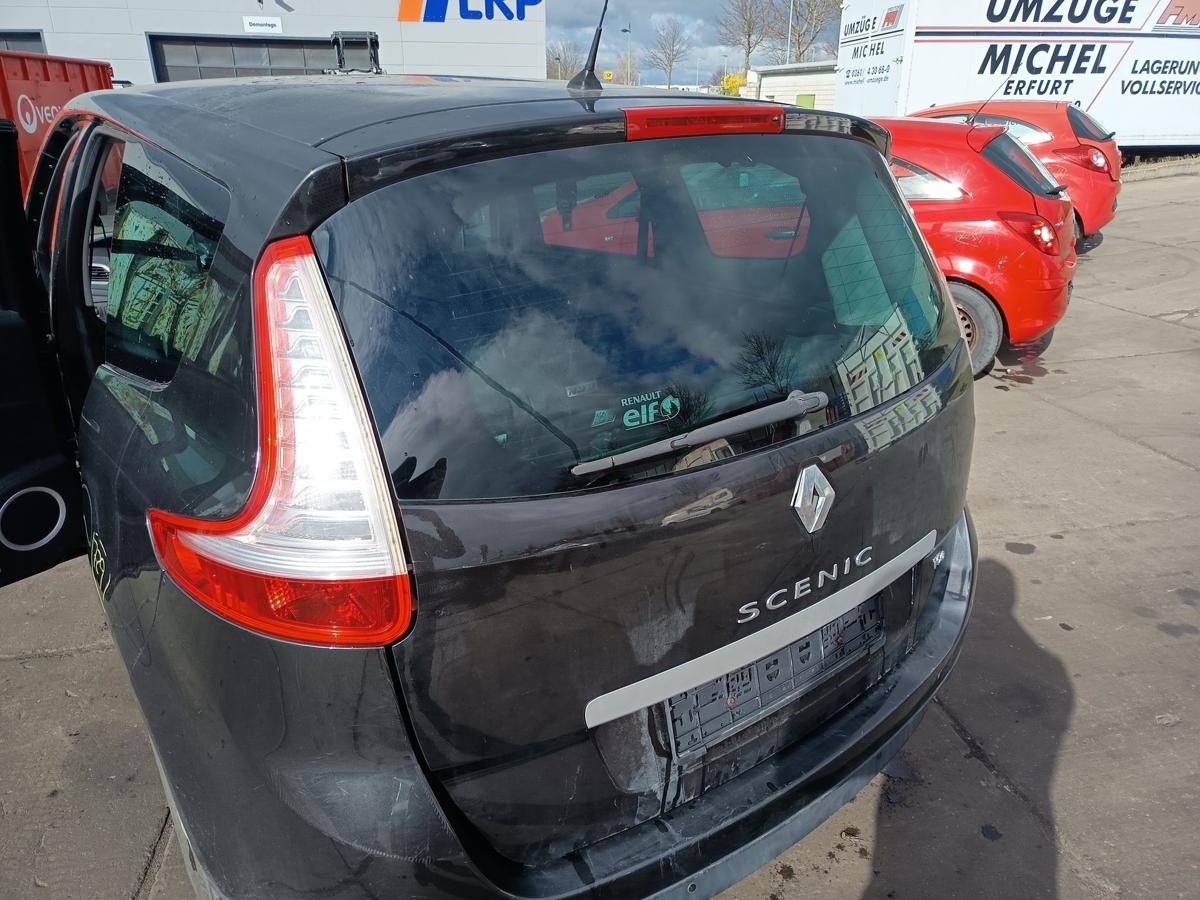 Renault Grand Scenic 3 original Heckklappe mit Scheibe 676 Perlschwarz Bj 2009