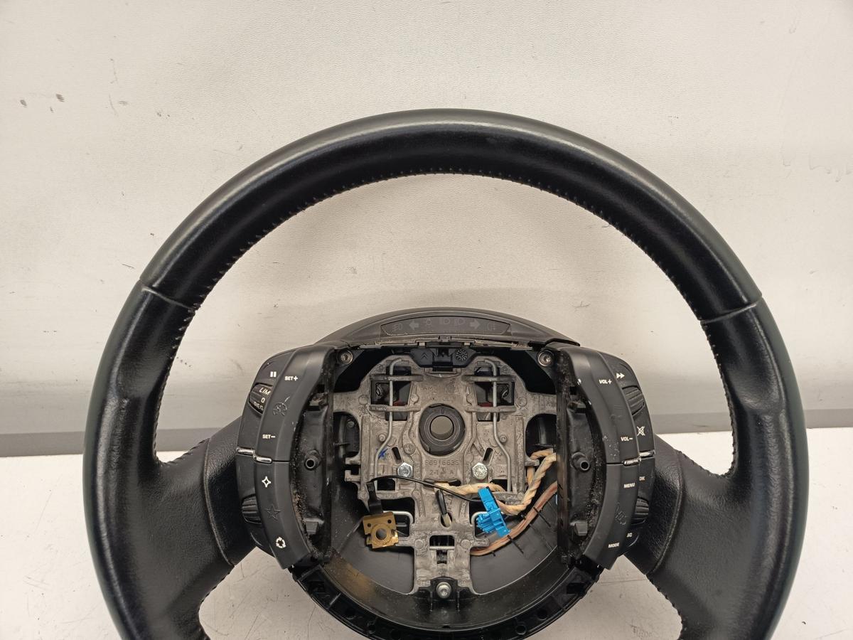Citroen C4 original Lenkrad Leder Mutlifunktion Anzeige Licht/Blinker Bj 2009