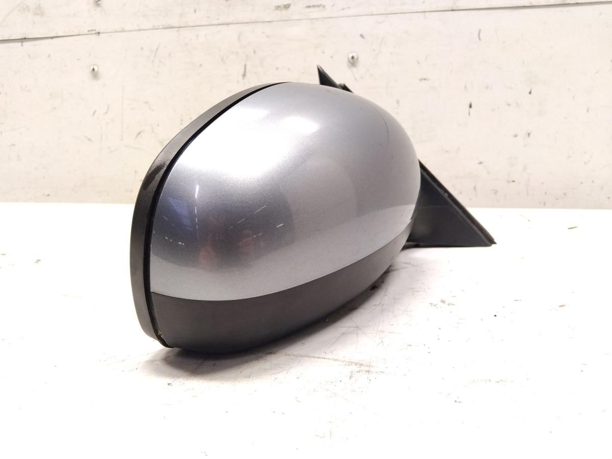 Skoda Fabia 2 5J Facelift orig Au&szlig;enspiegel rechts manuell BJ2013 LF8L Platingrau