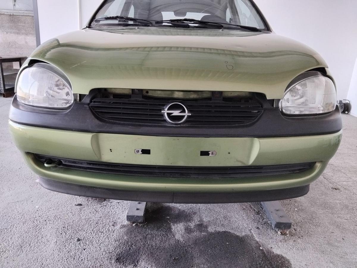 Opel Corsa B Facelift original Stoßfänger Stoßstange vorn 49L kiwigrün BJ2000