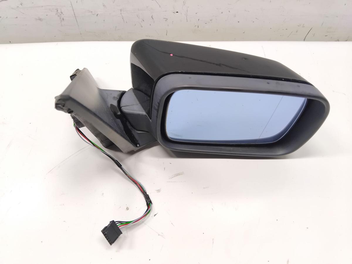 BMW 3er E46 original Au&szlig;enspiegel rechts elektrisch schwarzmetallic Bj.2002