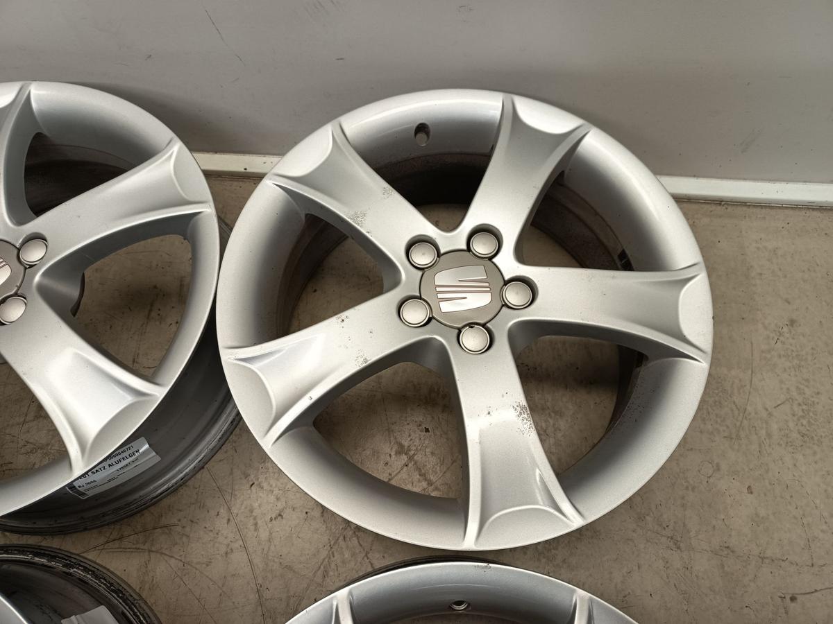 Seat Ibiza 6L original Satz Alufelgen 6,5x16 ET43 6L0601025N Bj 2006