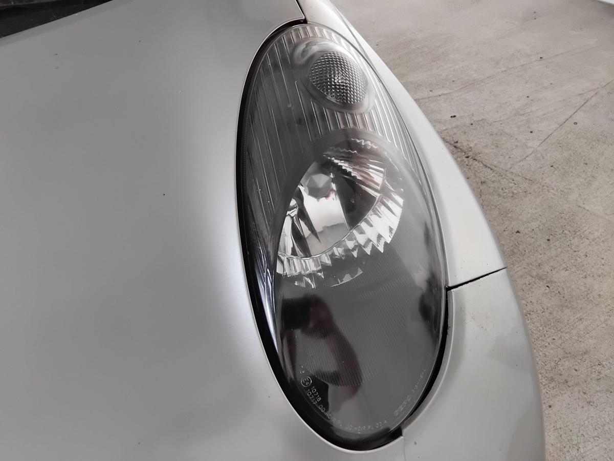 Nissan Micra K12 Scheinwerfer links Depo Halogen mit LWR schwarz BJ2005