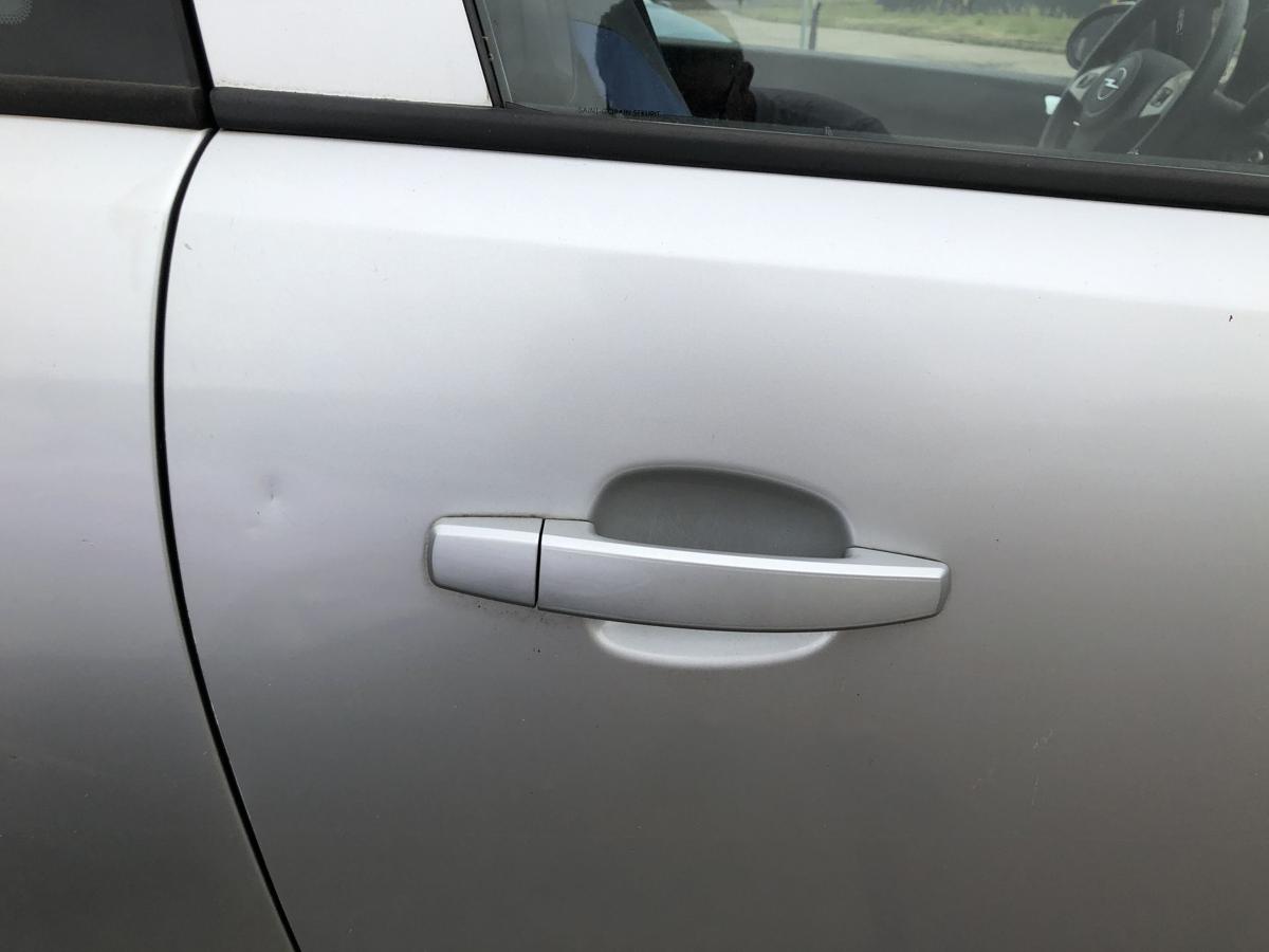 Opel Corsa D T&uuml;r vorn rechts Beifahrert&uuml;r im Rohbau 2AU Starsilber 3 t&uuml;rer