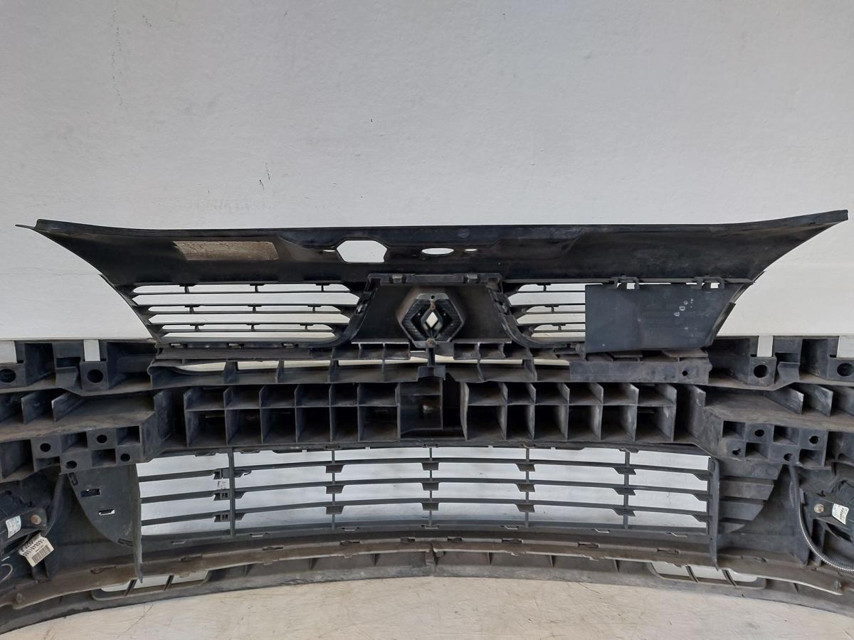 Renault Clio 2 II Sto&szlig;f&auml;nger vorn Frontsch&uuml;rze Nebel silber Facelift 03 bis 06