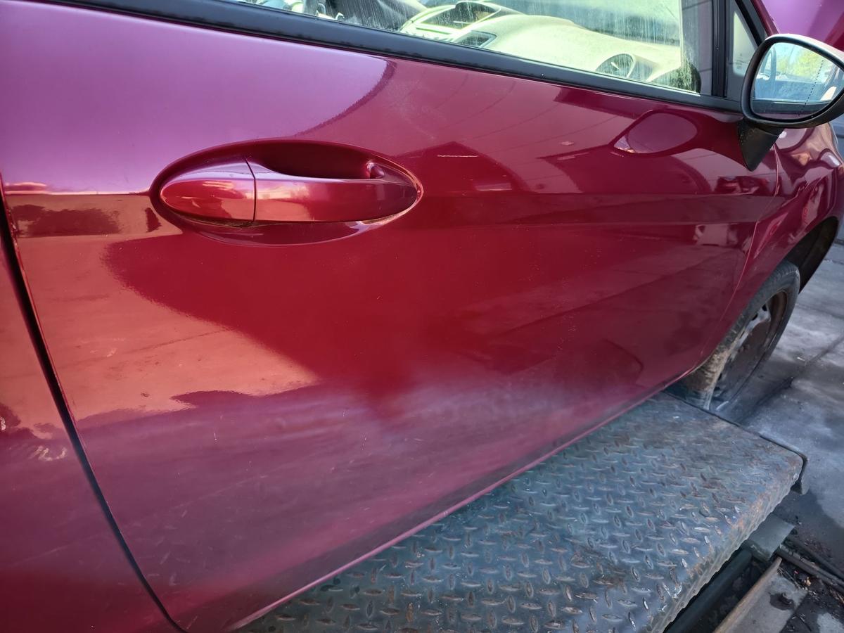 Ford Fiesta MK7 original T&uuml;r rechts Hot Magenta vor Facelift Baujahr 2009