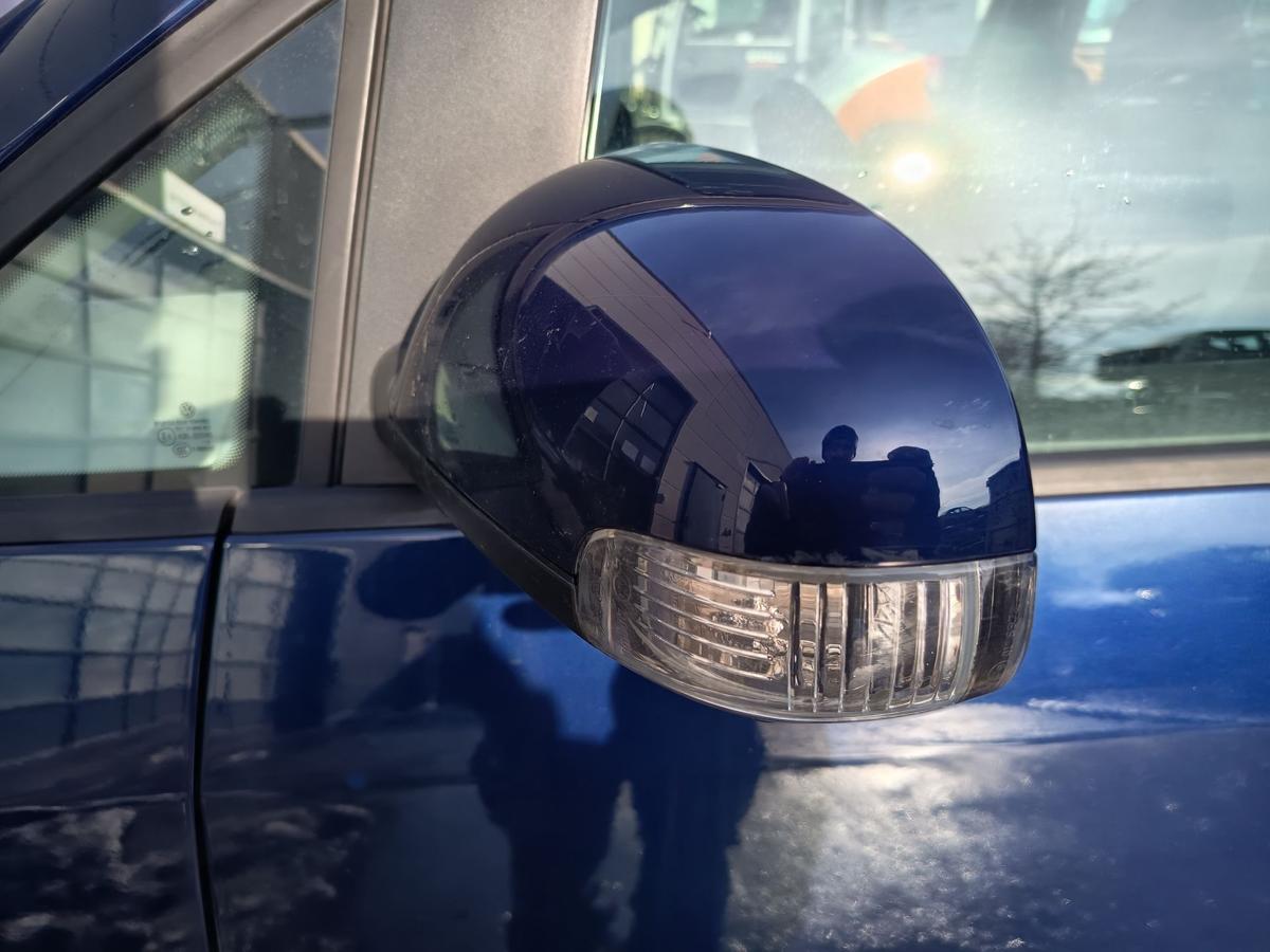 VW Touran 1T original Aussenspiegel links elektrisch B5N Indigoblau Bj 2006