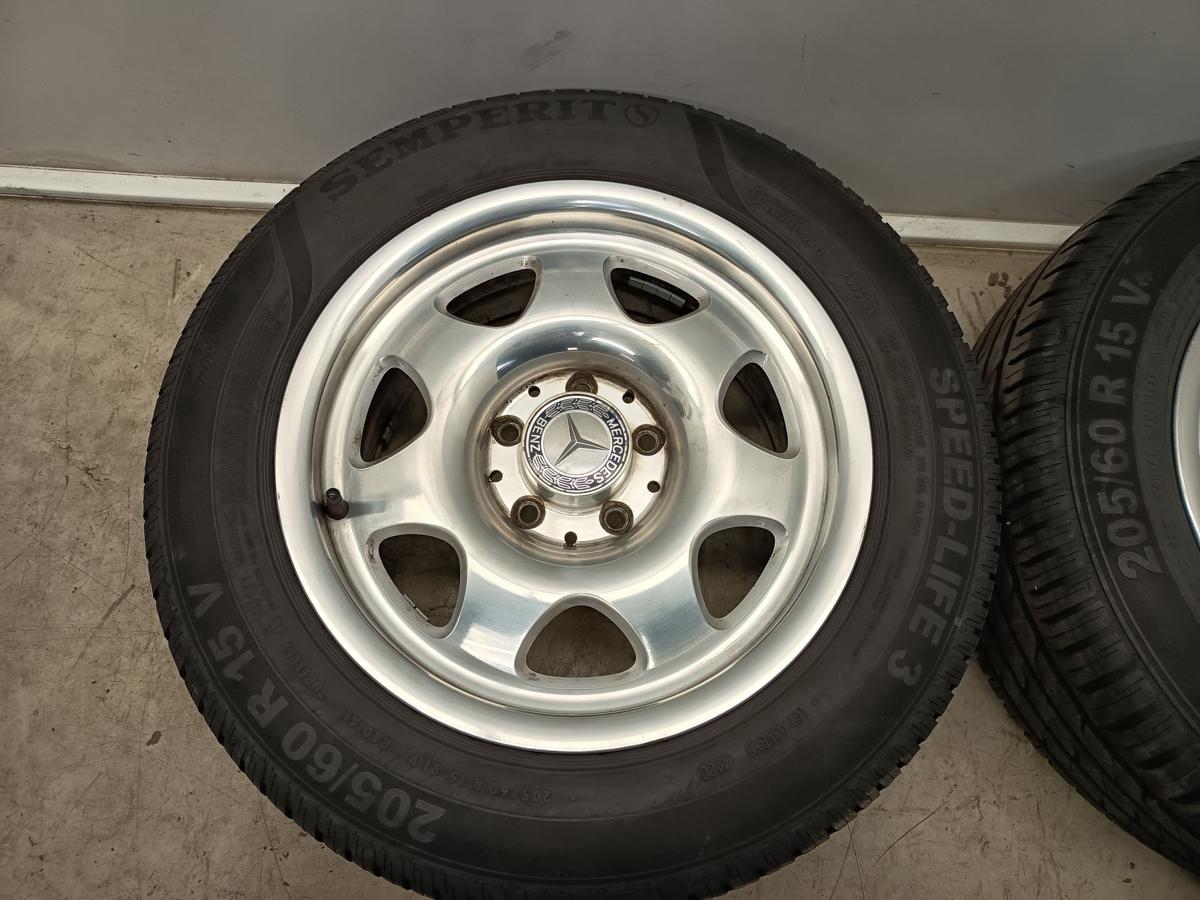 Mercedes SLK R170 Bj 2000 orig Satz Alufelgen 7Jx15 ET37 Semperit 205/60R15 91