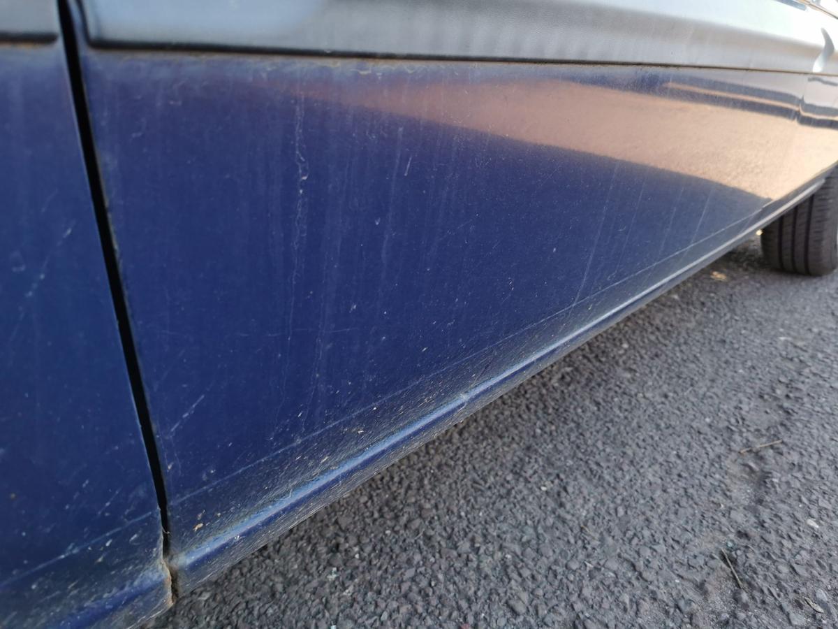 Opel Zafira A Fahrert&uuml;r T&uuml;r Autot&uuml;r Rohbaut&uuml;r vorn links Z20Z Atlantikblau