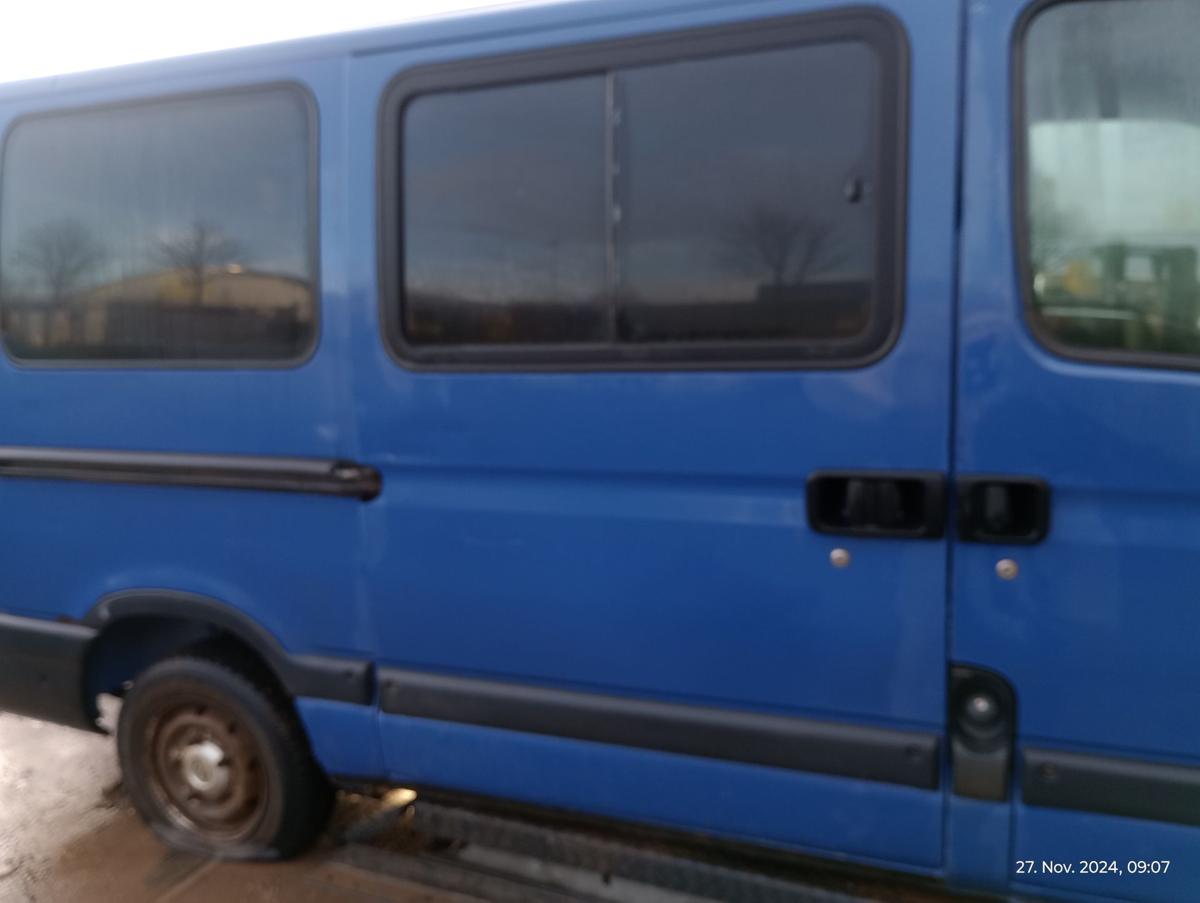 Opel Movano A orig Schiebetür rechts mit Fenster OV489 Tintenblau Bj 1999