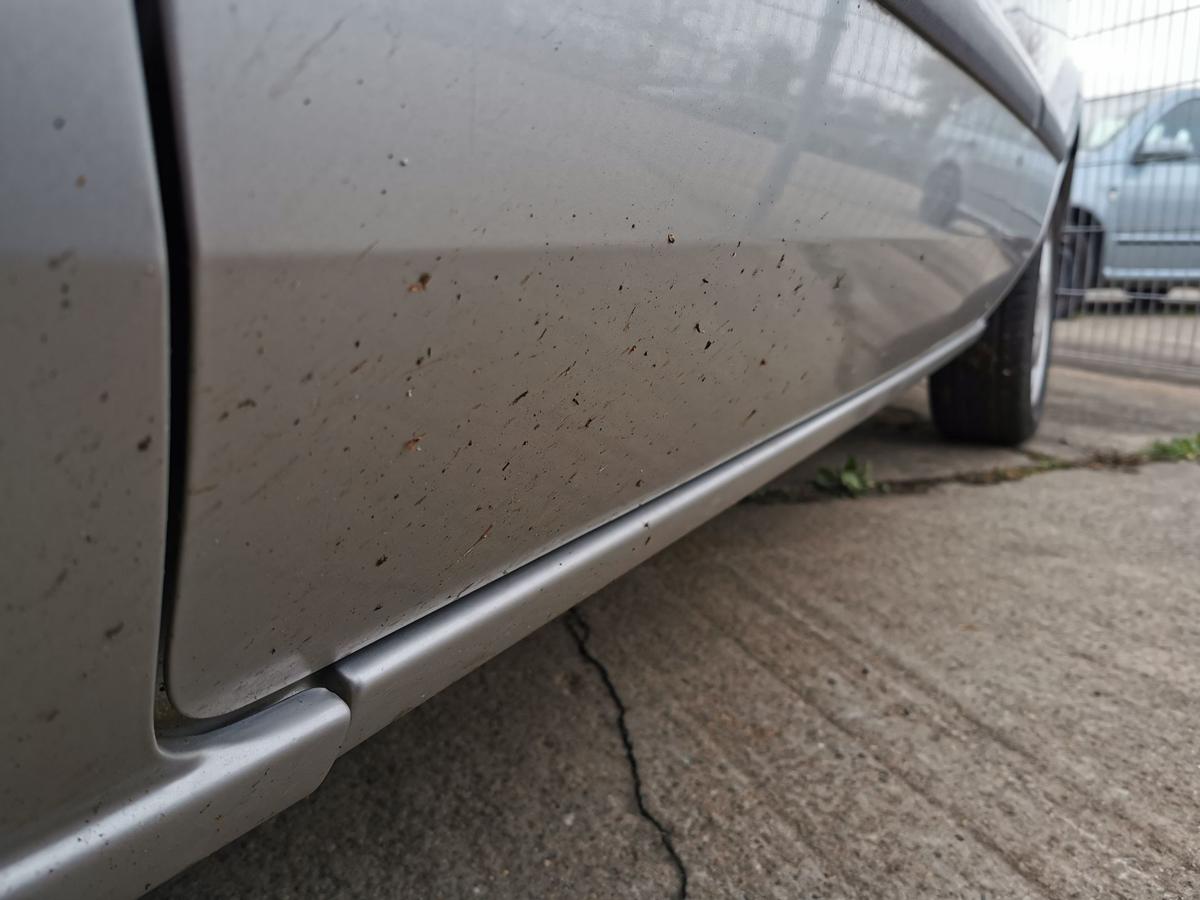 Ford Fusion JU2 Beifahrertür Tür Autotür vorn links Rohbautür Polar Silber met