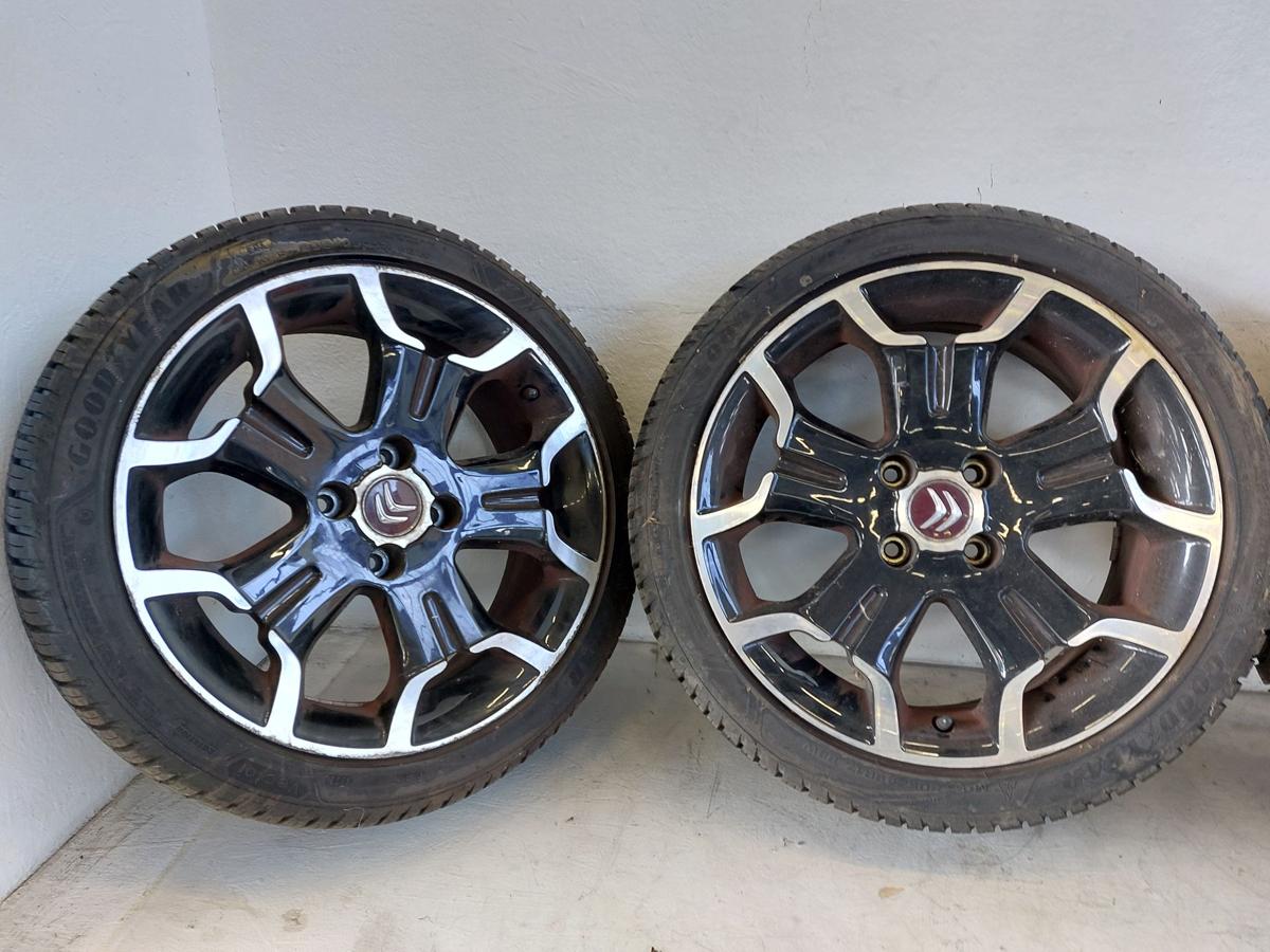 Citroen DS3 Sport Chic Komplettradsatz Alufelgen Original 7x17 ET25 Allwetter