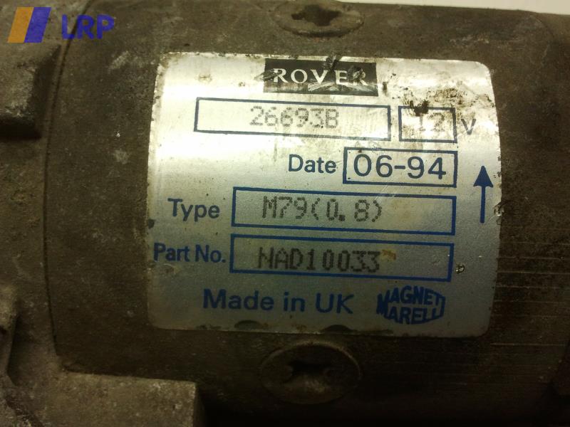 Rover 100 XP 1,1-44kW Bj.1994 Schalter Anlasser 26693B NAD10033 MAGNETI MARELLI