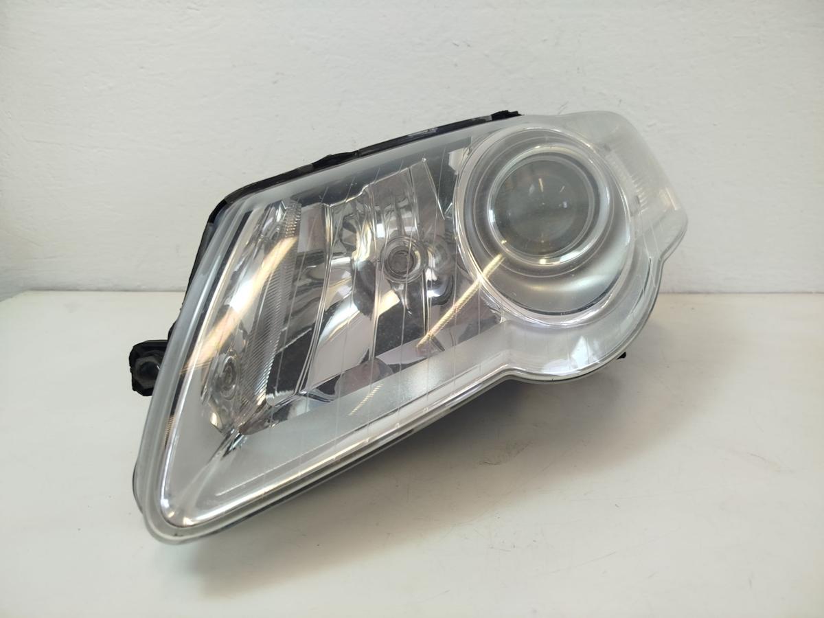 VW Passat 3C B6 Variant Scheinwerfer links Hauptscheinwerfer Halogen Valeo OEM