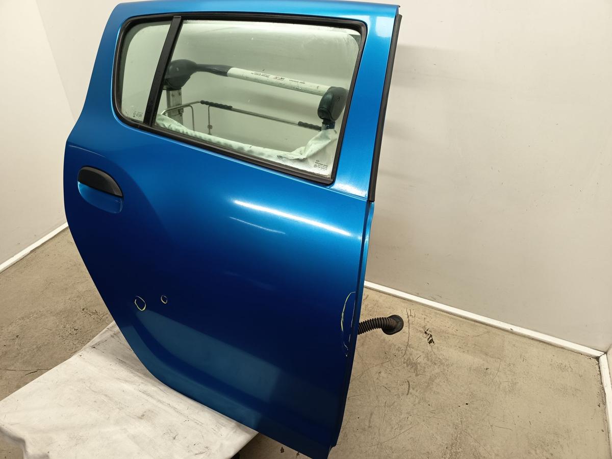 Dacia Sandero II Stepway Bj 2015 original Tür hinten rechts Beifahrer Blue