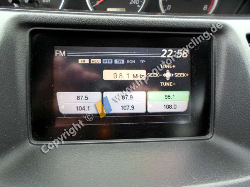 Nissan Primera P12 Bj.2004 original Bordmonitor Display farbig 28090AV617