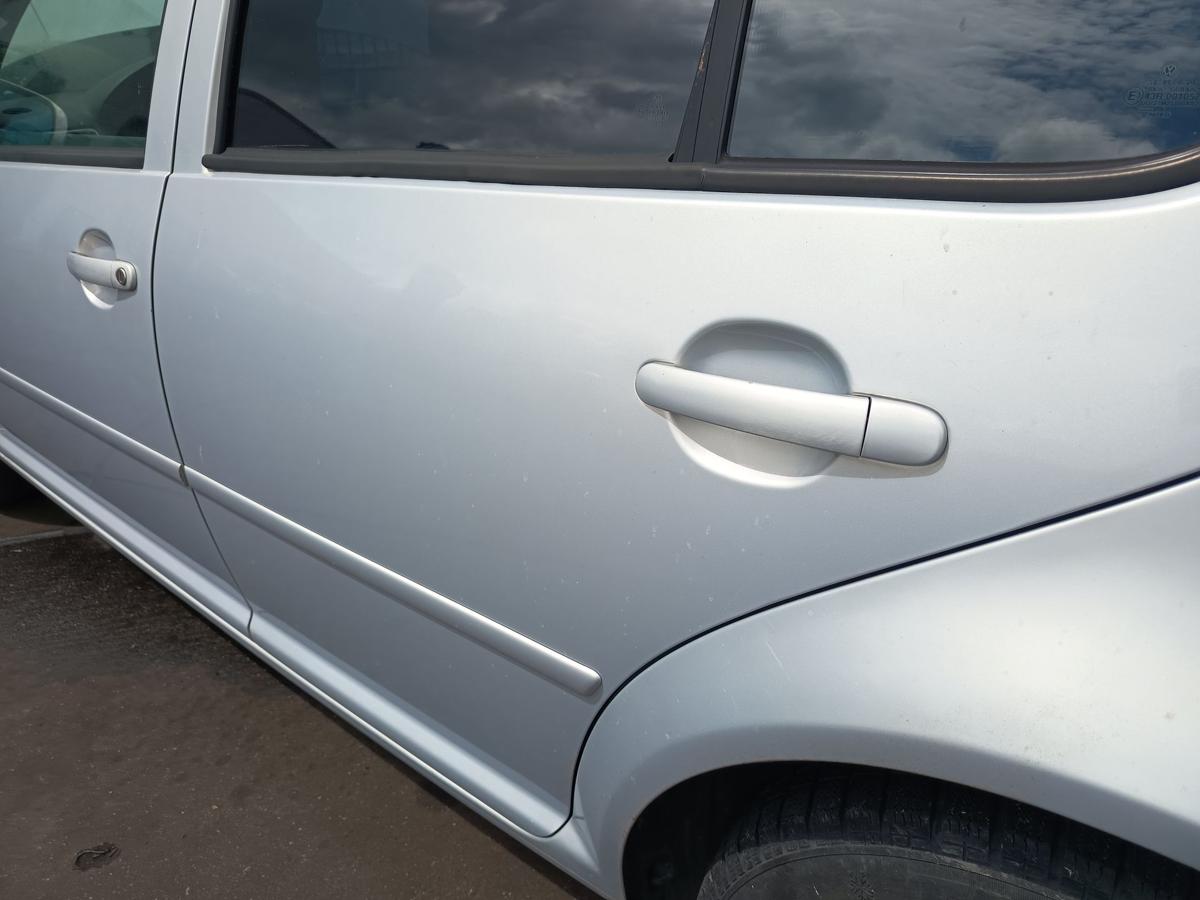 VW Golf IV original T&uuml;r hinten links LB7Z Satinsilber Baujahr 2000