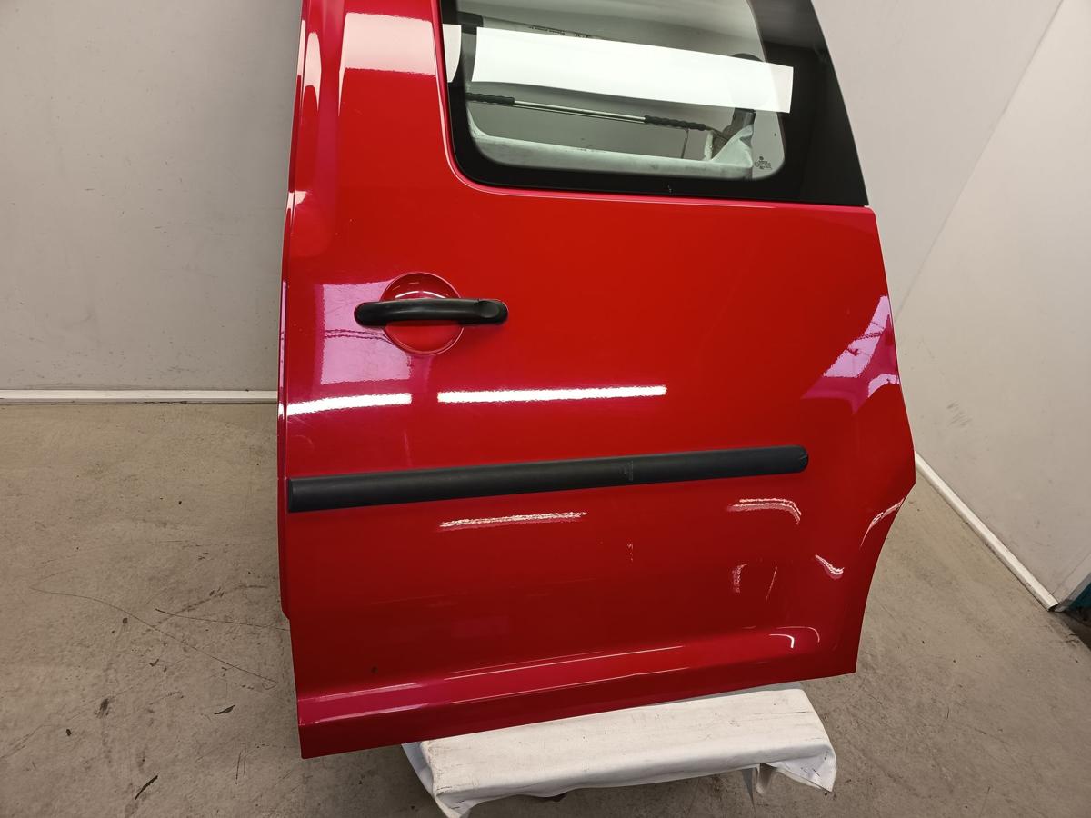 VW Caddy 3 III 2K Life orig Tür hinten links Schiebetür LY3D Rot Bj 2009