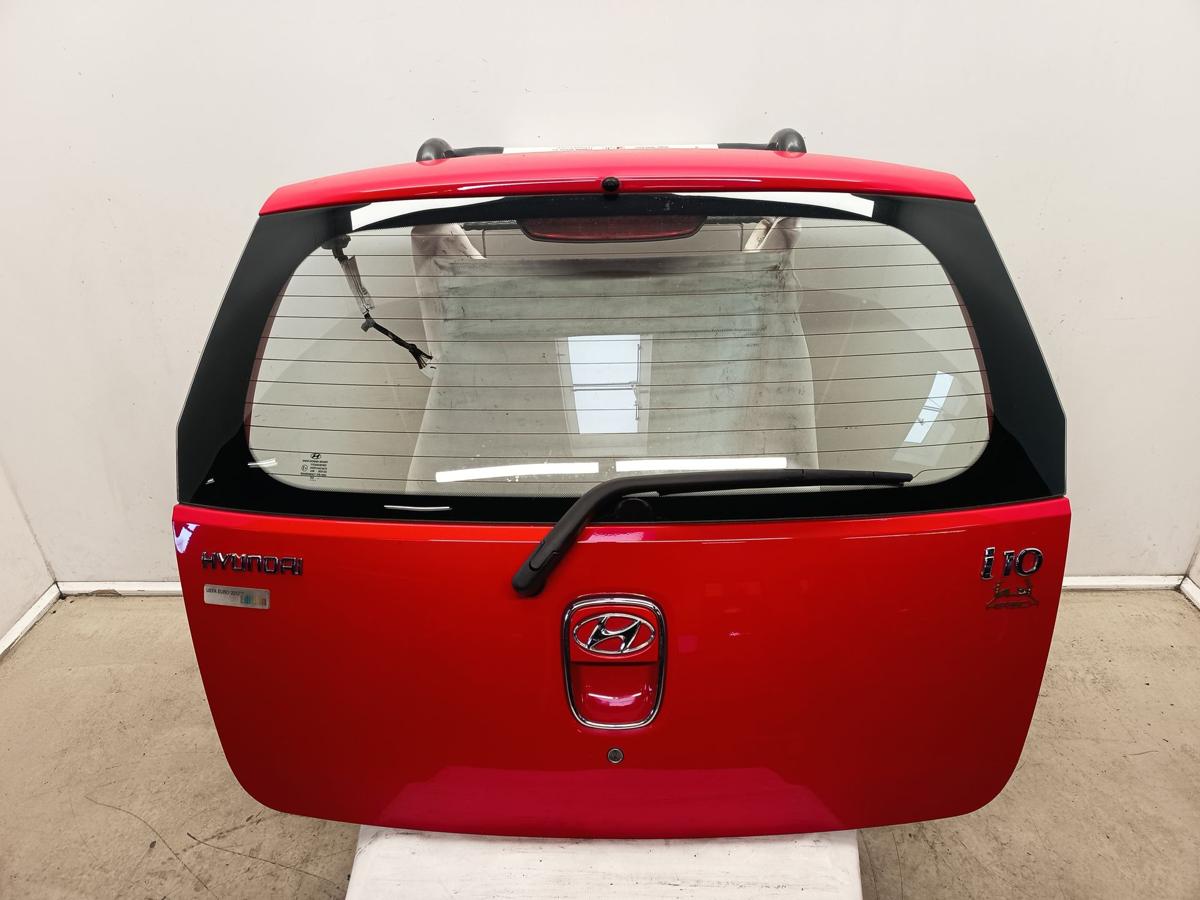 Hyundai I10 PA orig Heckklappe mit Scheibe Kofferraum H4 Rot Bj 2012
