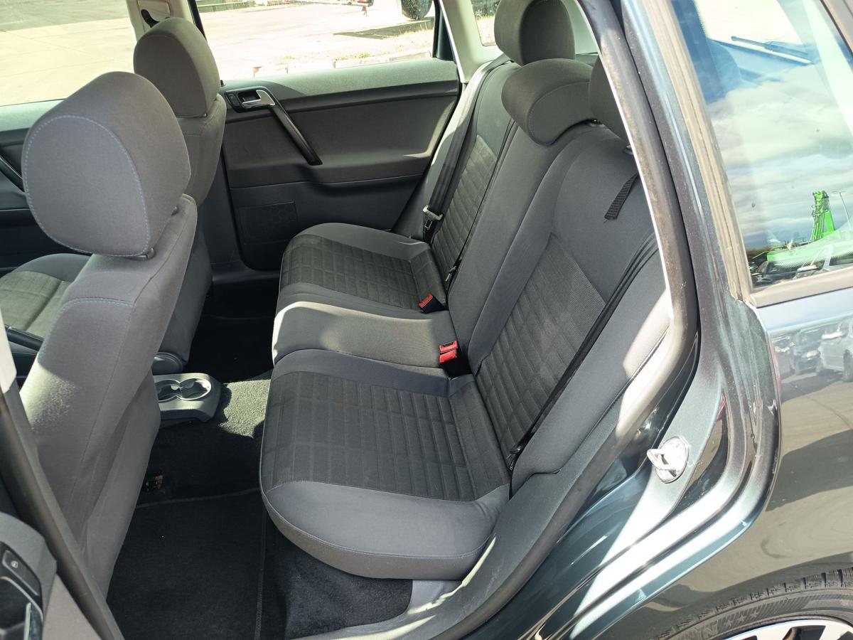 VW Polo 9N3 original R&uuml;cksitzbank komplett Stoff anthrazit geteilt Bj 2007