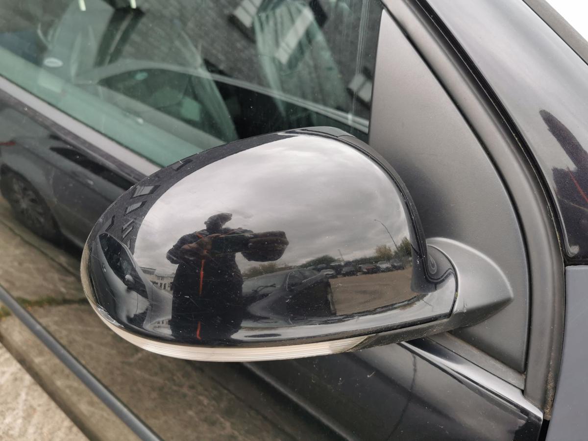 VW Golf V 5 1K Aussenspiegel Spiegel Rückspiegel rechts ele L041 Brillantschwarz