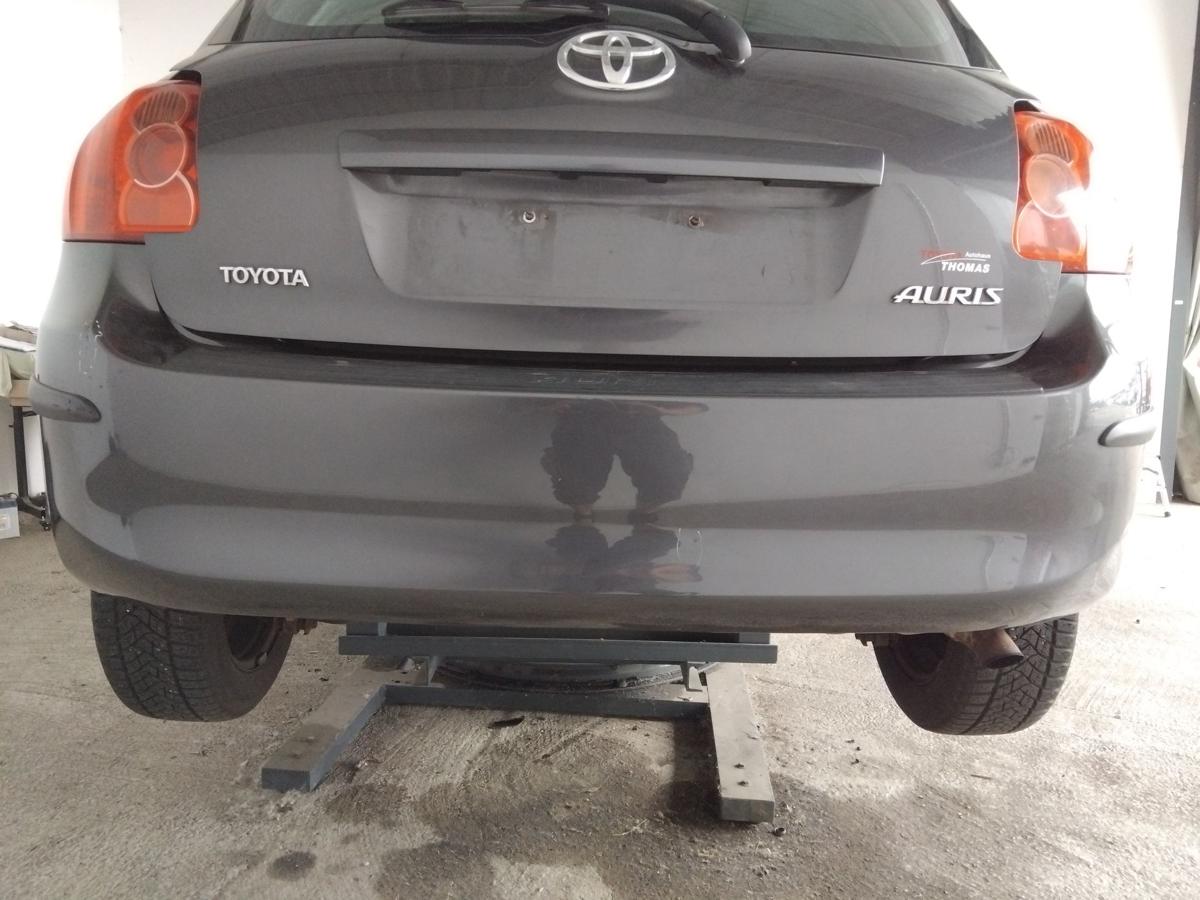 Toyota Auris E15 original Stoßstange Stossfänger hinten BJ2007 1G3 magneticgrey