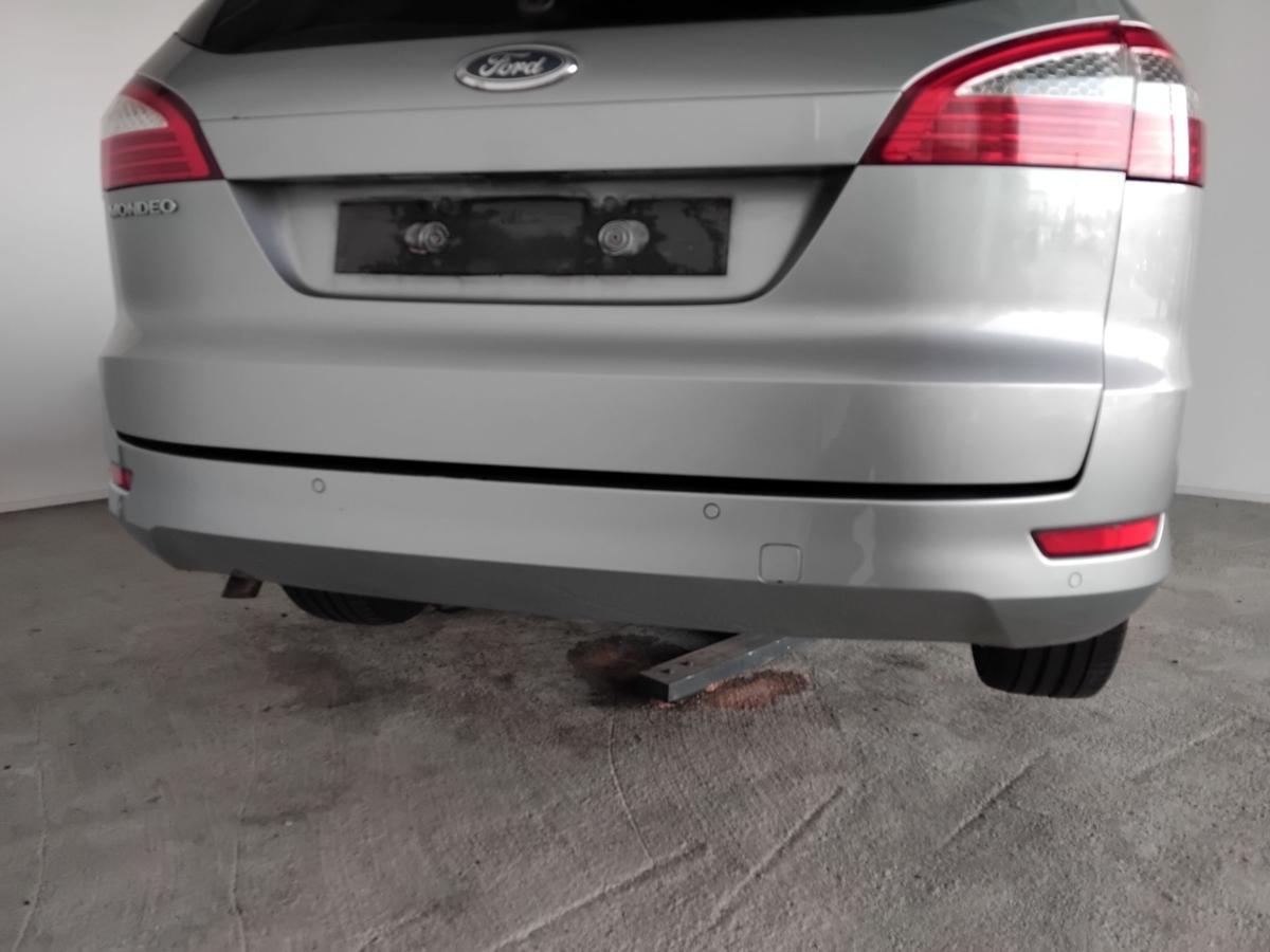 Ford Mondeo 4 Kombi BA7 original Sto&szlig;stange Sto&szlig;f&auml;nger hinten PDC BJ2007 Cosmic-Silber Metallic