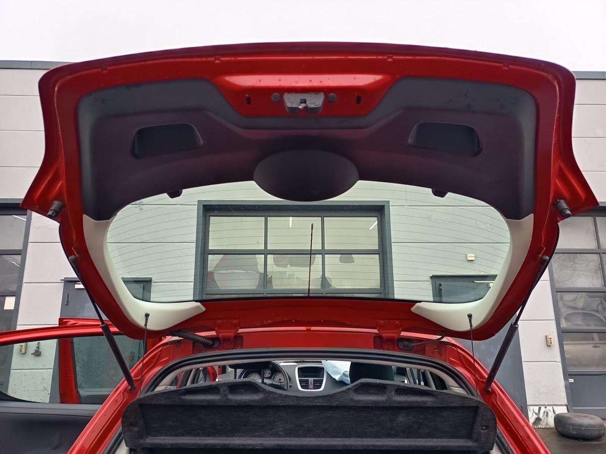 Peugeot 207 original Heckklappe mit Scheibe KKN Nevadarot Bj 2010