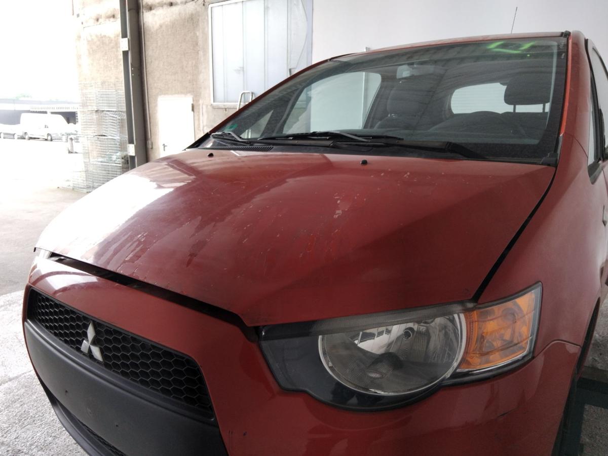 Mitsubishi Colt Z30 original Motorhaube vorn P04 Amazonrot Facelift BJ2009