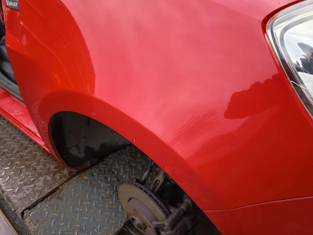 Renault Clio III original Kotfl&uuml;gel rechts Seitenteil 727 Spanischrot Bj 2012