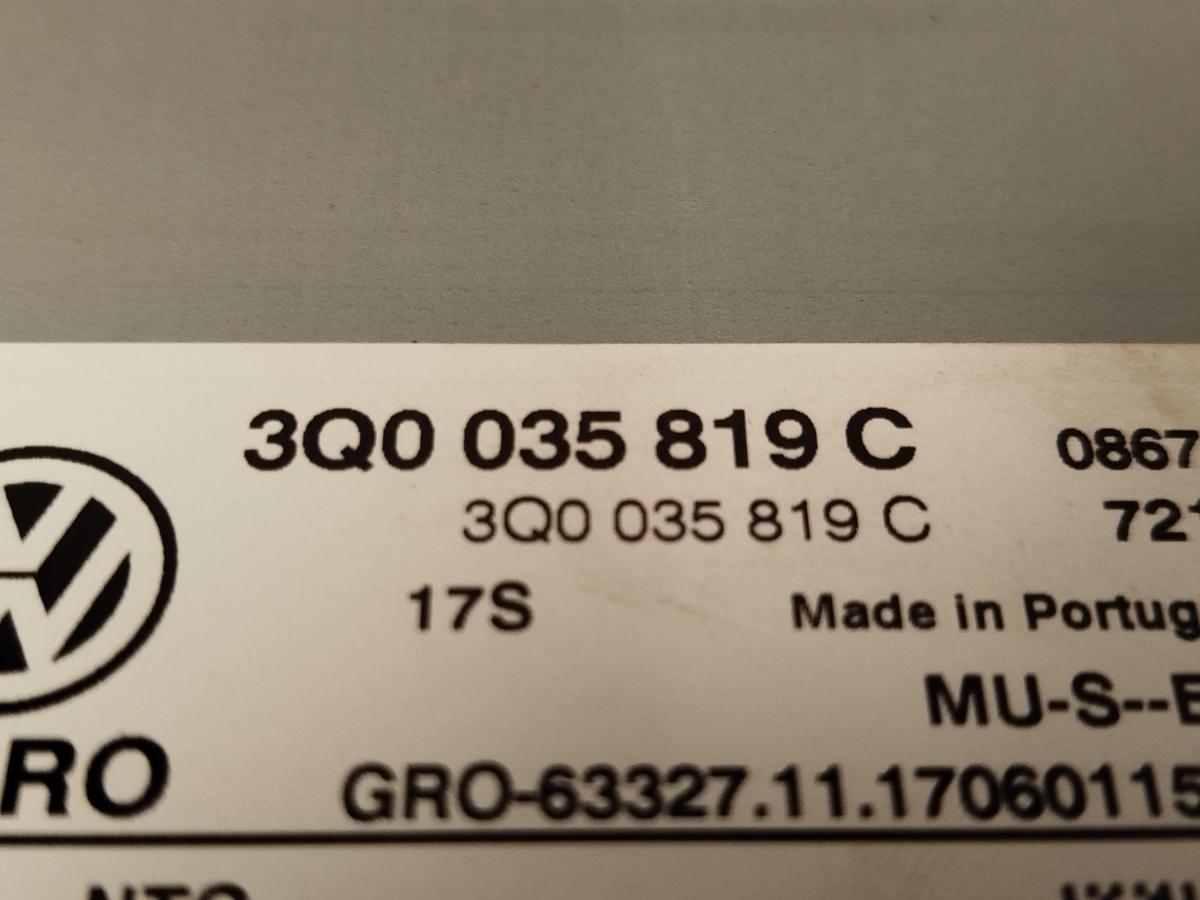 VW Golf Sportsvan AUV ab17 Radio Composition Media 3Q0035819C 5G6919605
