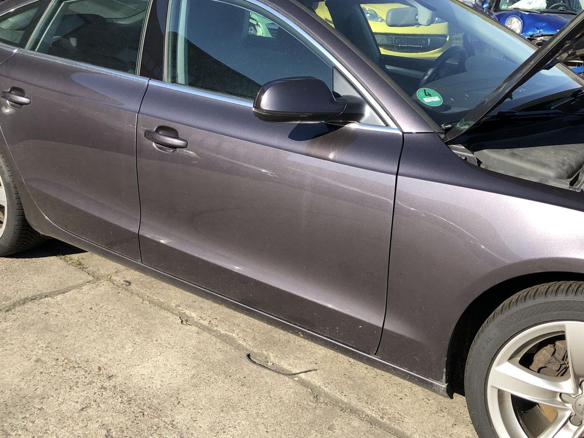 Audi A5 8T Sportback T&uuml;r vorn rechts Beifahrert&uuml;r Rohbau 5trg LZ4X Amethystgrau
