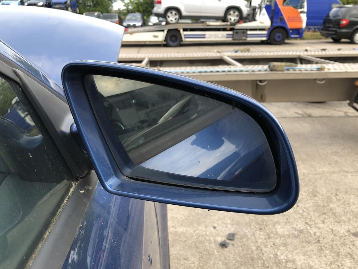 Audi A3 8P Aussenspiegel rechts Spiegel Seitenspiegel elek LZ5C Mauritius Blau