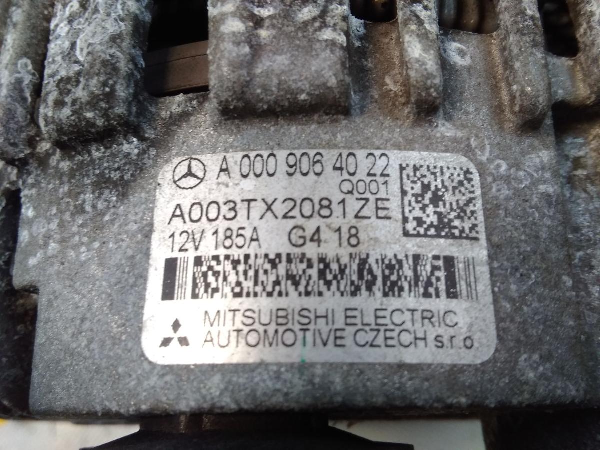 Mercedes Vito 111CDI 447 original Lichtmaschine Generator 1.6TD 84kw Bj.2014