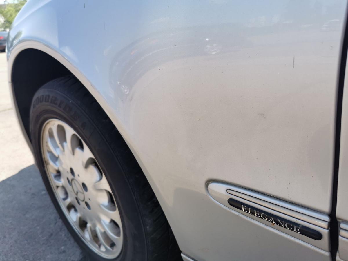 Mercedes E Klasse 211 Kotflügel Fender Seitenwand vorn links 744 Brillantsilber