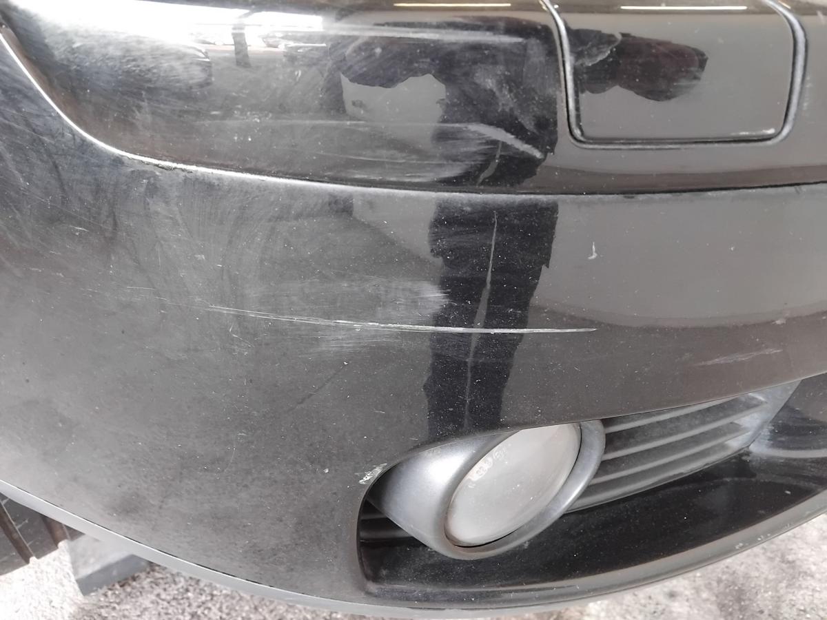 VW Golf 5 1K original Sto&szlig;stange Sto&szlig;f&auml;nger vorn mit SRA BJ2006 L041 brillantschwarz uni