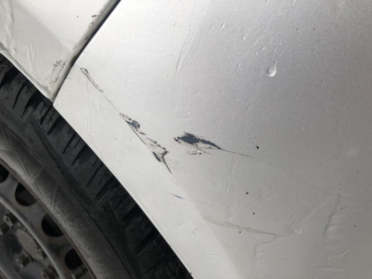 VW Golf 5 V 1K Sto&szlig;f&auml;nger hinten Hecksch&uuml;rze f&uuml;r 3 und 5 t&uuml;rer LA7W Reflexsilber