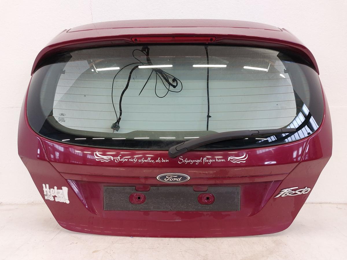 Ford Fiesta JA8 Heckklappe Kofferklappe Heckdeckel mit Scheibe Hot Magenta 5 trg