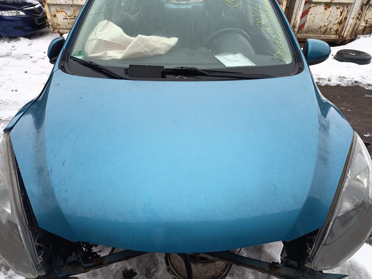 Mazda 2 DE original Motorhaube 40E Faroblau Facelift Baujahr 2010