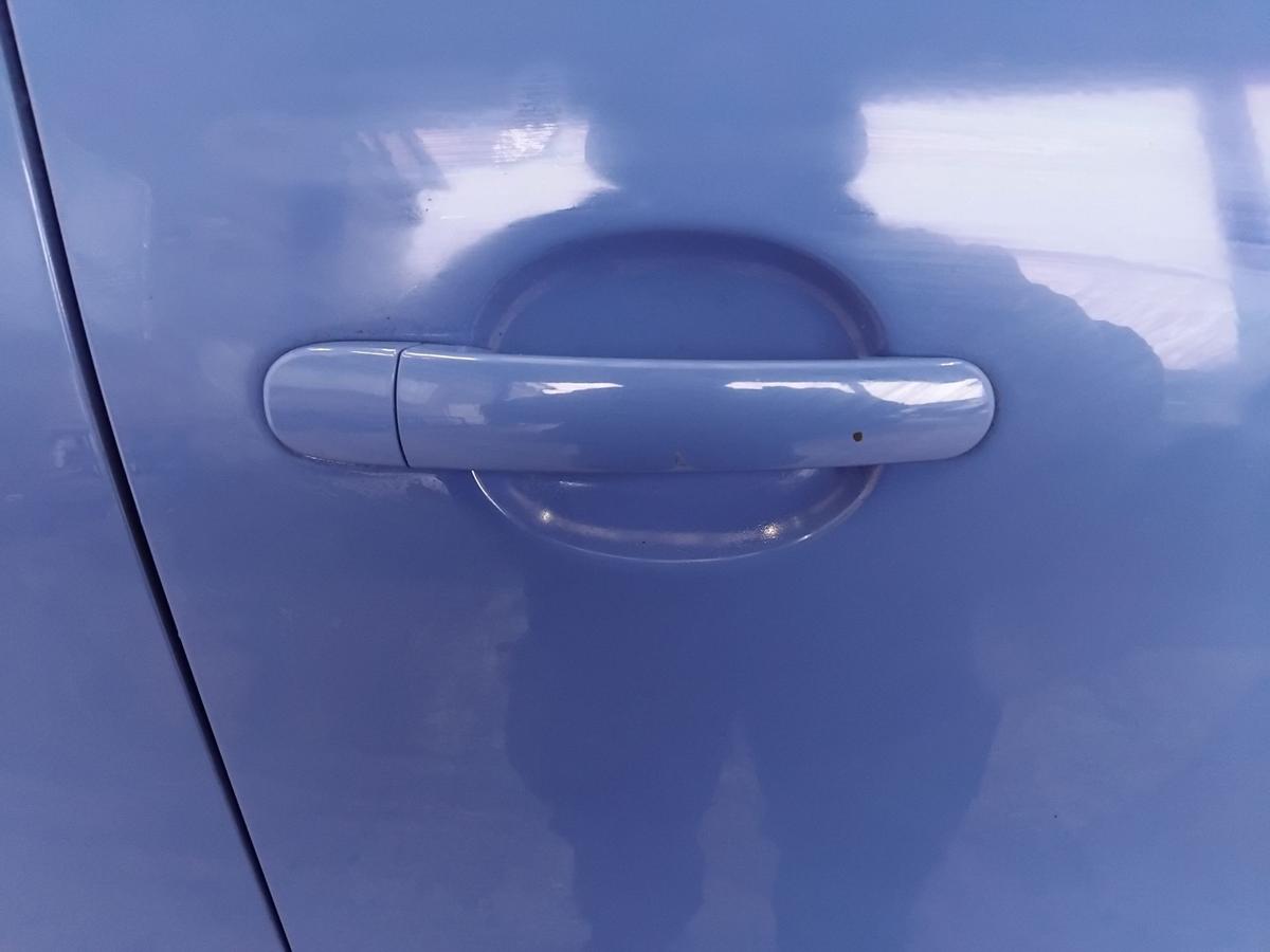 VW Polo 9N3 T&uuml;r vorn rechts Beifahrert&uuml;r 5-t&uuml;rig summerblue LA5F BJ2009