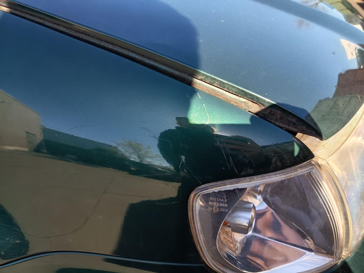 VW Polo 6N original Kotfl&uuml;gel rechts LD6D Gr&uuml;n Facelift Baujahr 1997