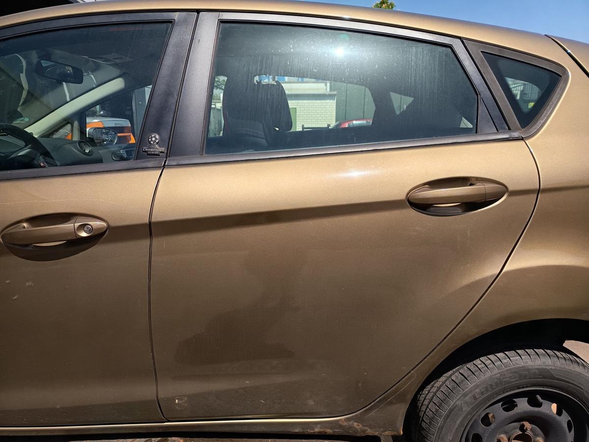 Ford Fiesta VI original T&uuml;r hinten links Castano-Braun Metallic Baujahr 2012