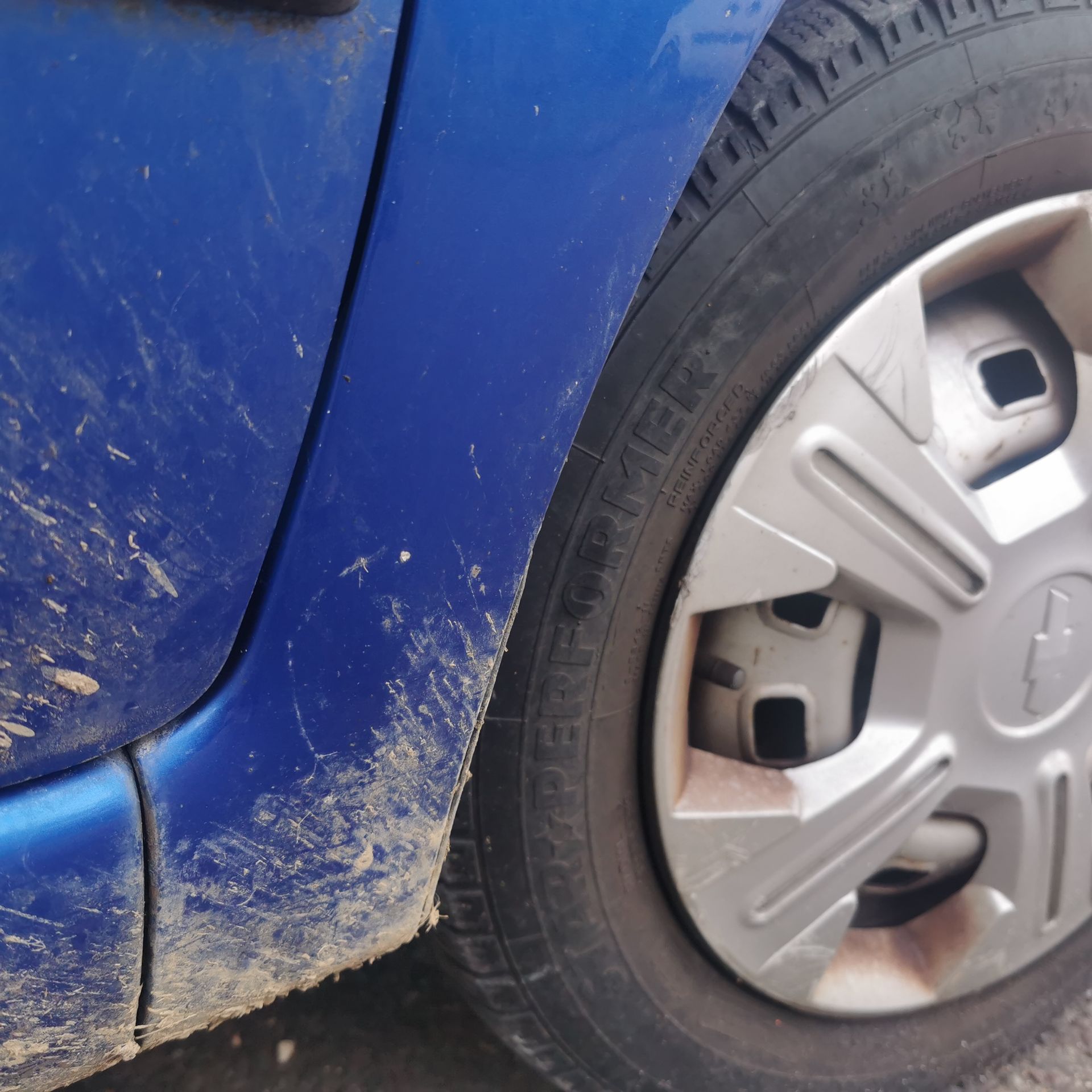 Chevrolet Matiz M200 Kotflügel Fender vorn rechts 99U-Mighty Blue