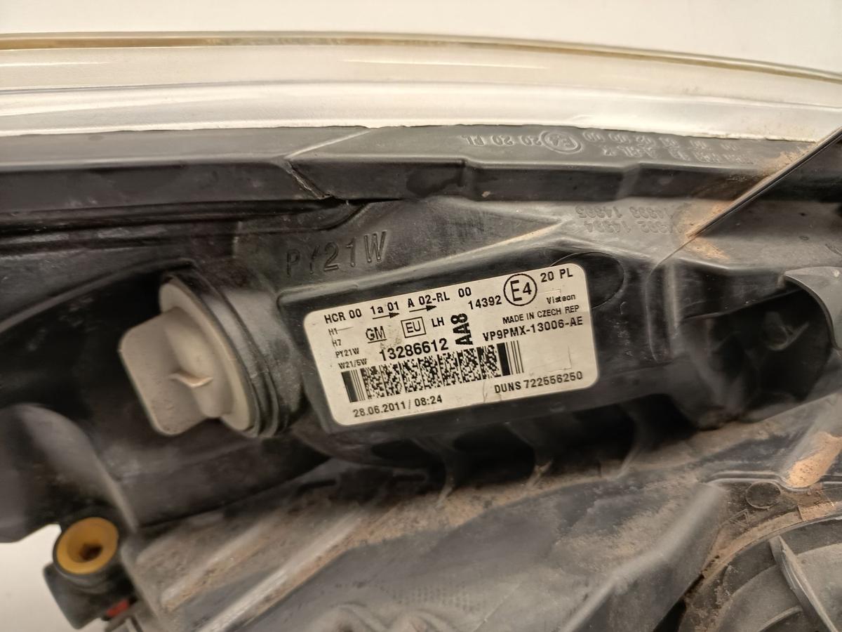 Opel Meriva B original Scheinwerfer links Halogen vor Facelift Bj 2012