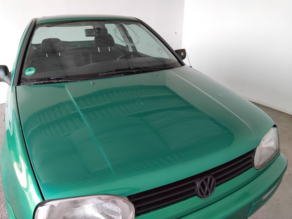 VW Golf 3 1H Motorhaube Deckel vorn LD6P fashiongr&uuml;nmetallic BJ1995