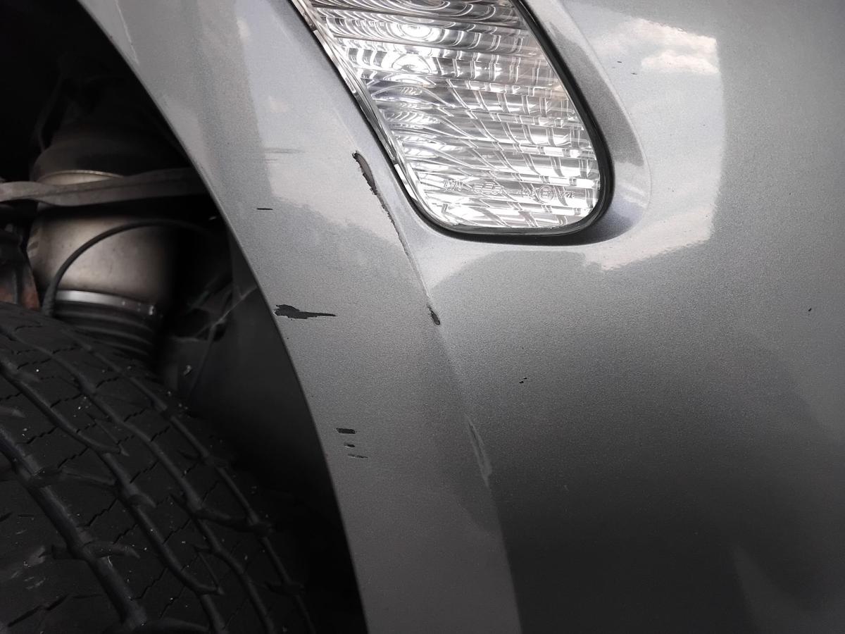 Porsche Cayenne 9PA Turbo orig.Stossfänger Stoßstange vorn SRA PDC BJ2003 LD7Z Titanium